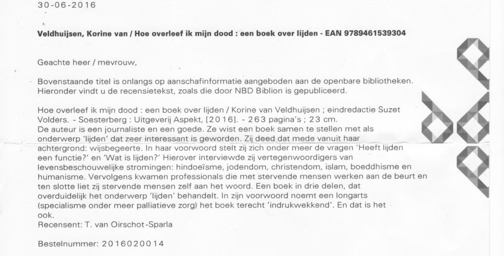 Toprecensie van boek Hoe overleef ik mijn dood?