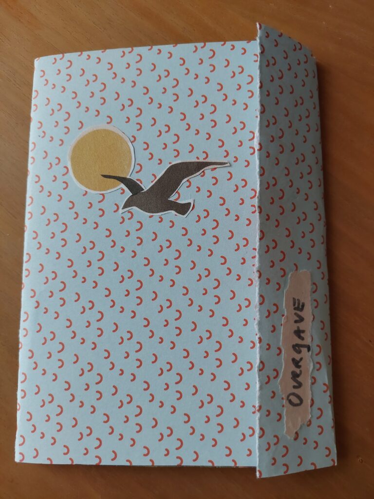 Voorbeeld leporello kunstenaarsuitje schrijfgroep